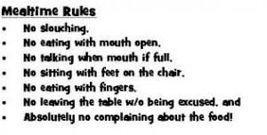 table rules