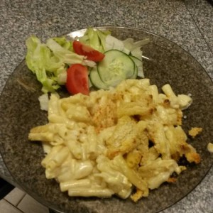 I use cream and 3 cheeses to make my mac and cheese